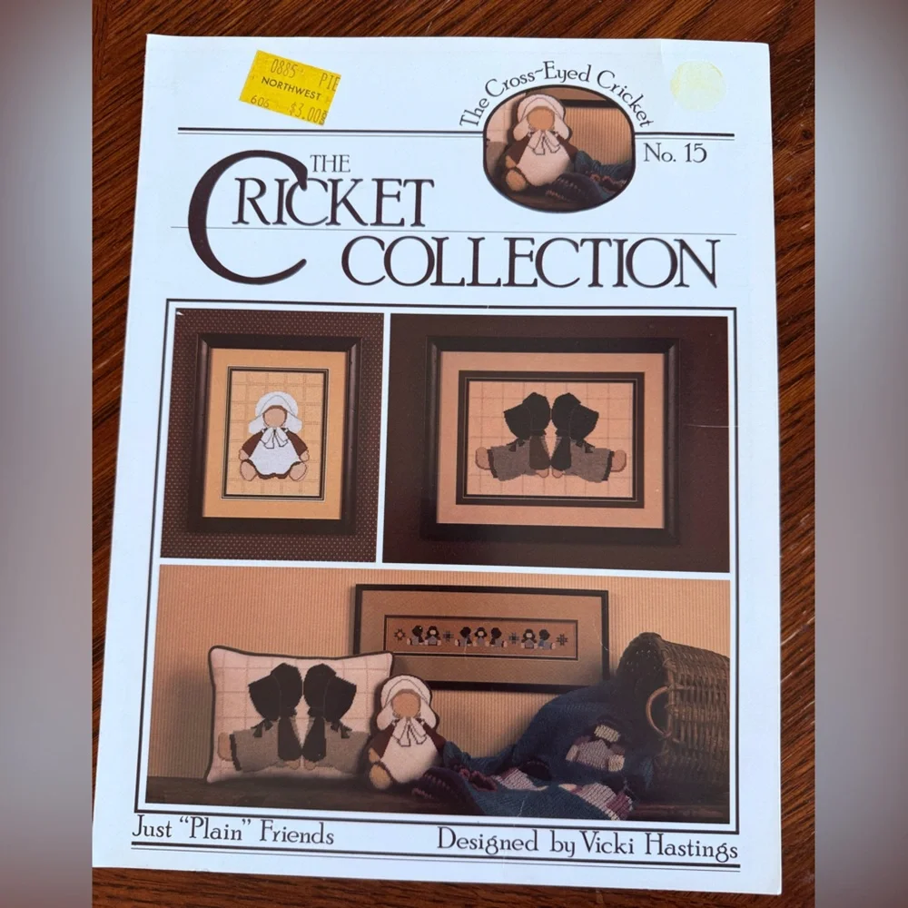 Cross Stitch Patterns Vintage Southern Folk Art Cricket Collection Just‎ Friends